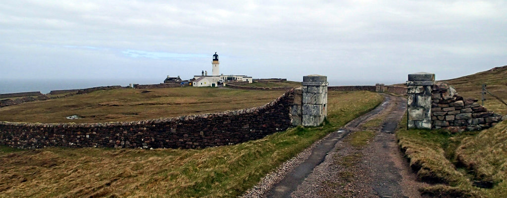 The Cape Wrath lighthouse - the end point of the Cape Warth Trail