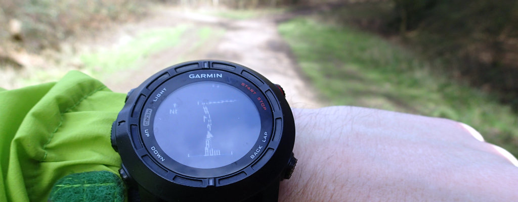 Using a GPS watch for navigation