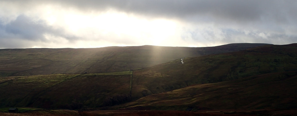 Sun after the storm in the Pennine Way